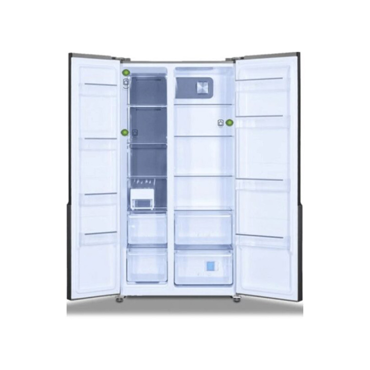 Dawlance-side-by-side-double-door-refrigerator open