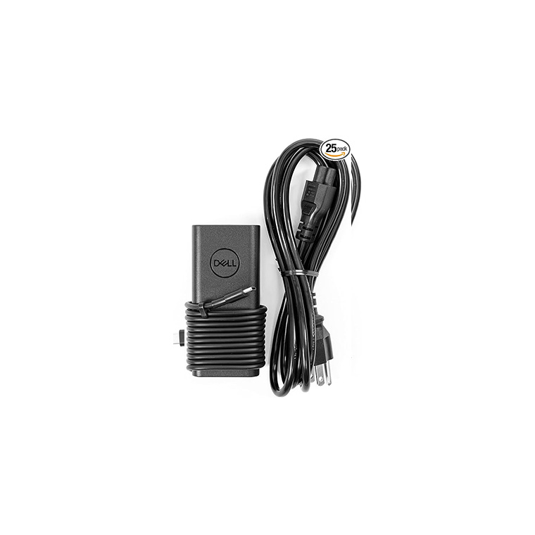 Dell 65W USB-C Laptop Charger for XPS and Latitude 5000 - Power Cord Included