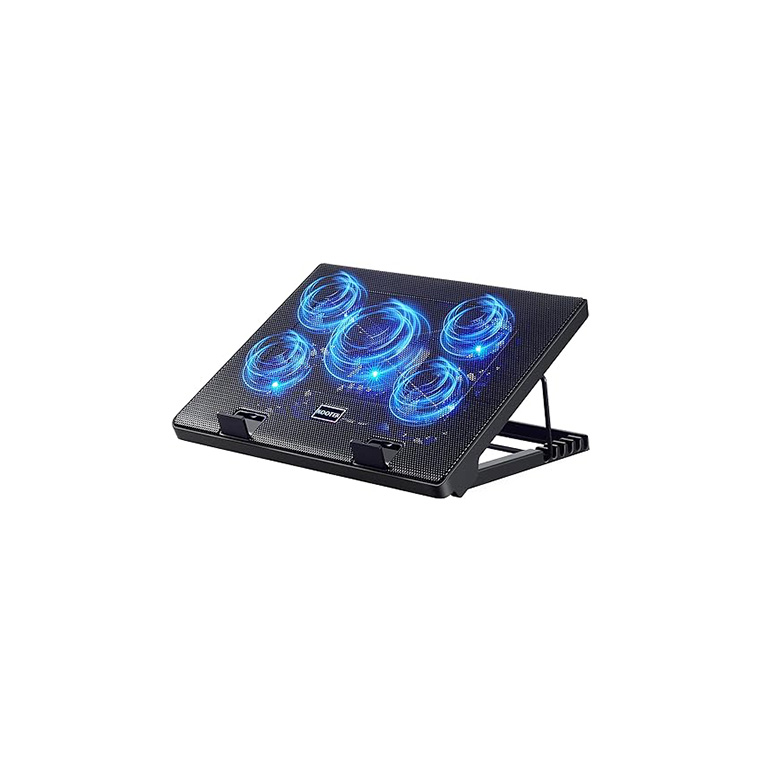Kootek Laptop Cooling Pad, Laptop Cooler with 5 Quiet Fans