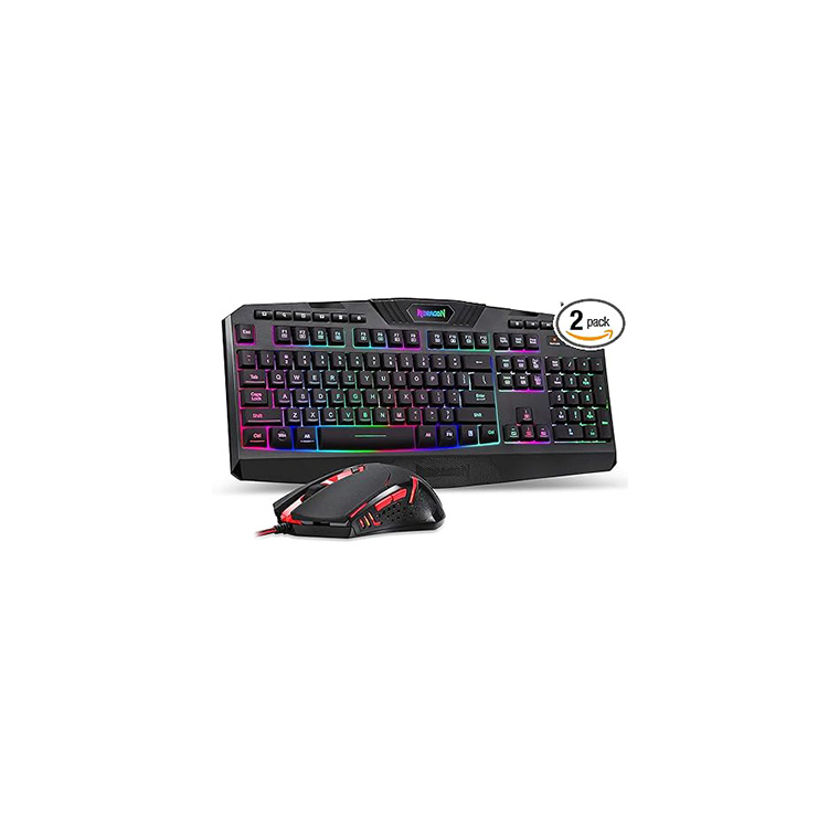 Redragon S101 Gaming Keyboard, M601 Mouse, RGB Backlit